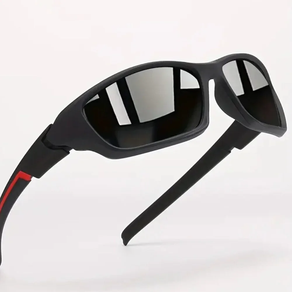 Black Lens Polarized‎ Sunglasses Men Sports Shades Light Weight Confortable New